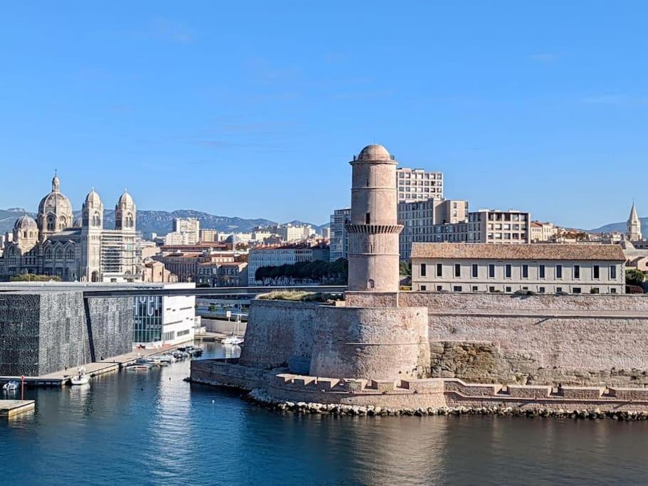 Superbe Appart, Central, Petit Balcon & Vue Place Marseille Eksteriør bilde