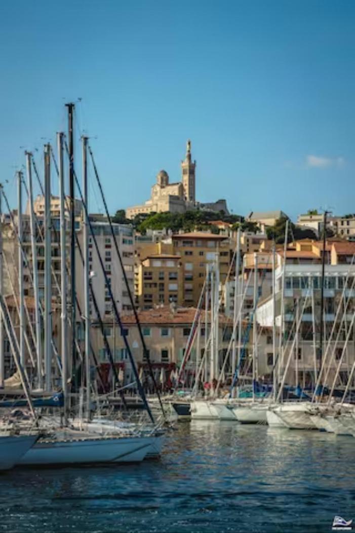 Superbe Appart, Central, Petit Balcon & Vue Place Marseille Eksteriør bilde